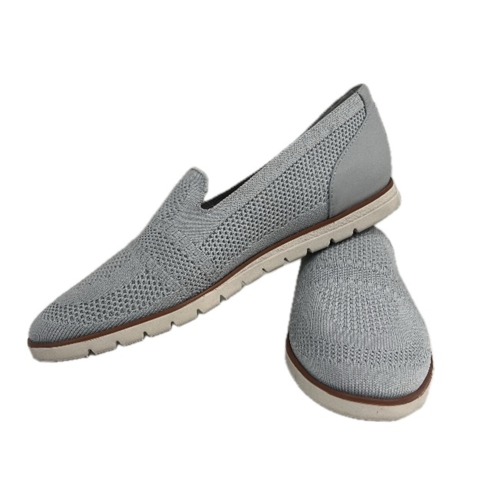 Easy Spirit, gray Gray knit Flats Slip-On Comfort light weight, Size 9